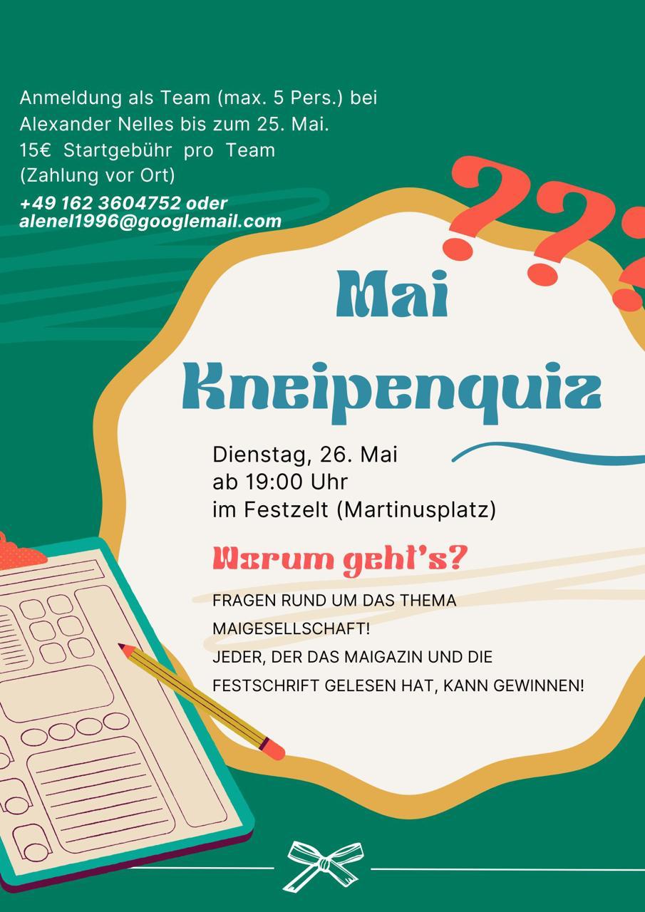 Flyer Kneipenquiz